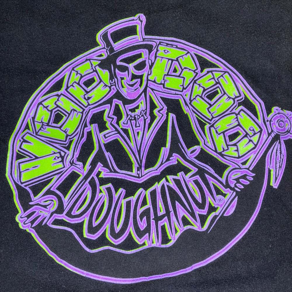 Voodoo Doughnut Baron Samedi Graphic T-Shirt Black Size XL
